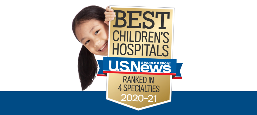 Pediatric Urology Ranked Top 50 